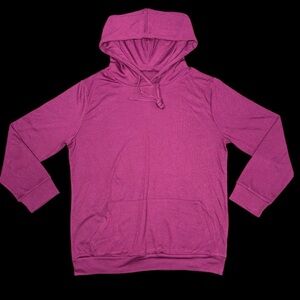 Unbranded | Lightweight Hooded Pullover | Magenta | XL